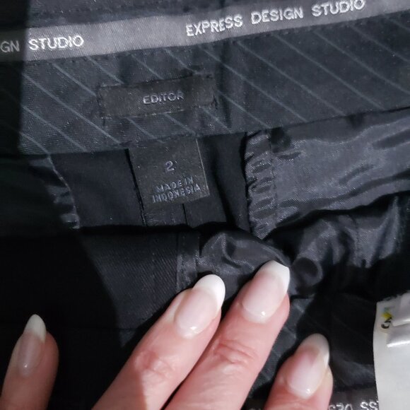 Express Design Studio Size 2 Black Skirt - Picture 4 of 6